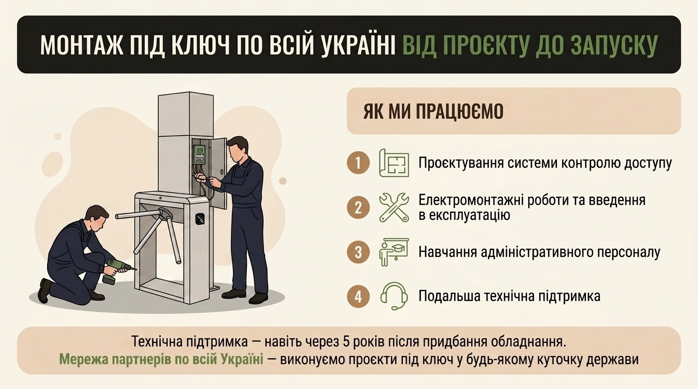 Монтаж під ключ по всій Україні — як ми працюємо