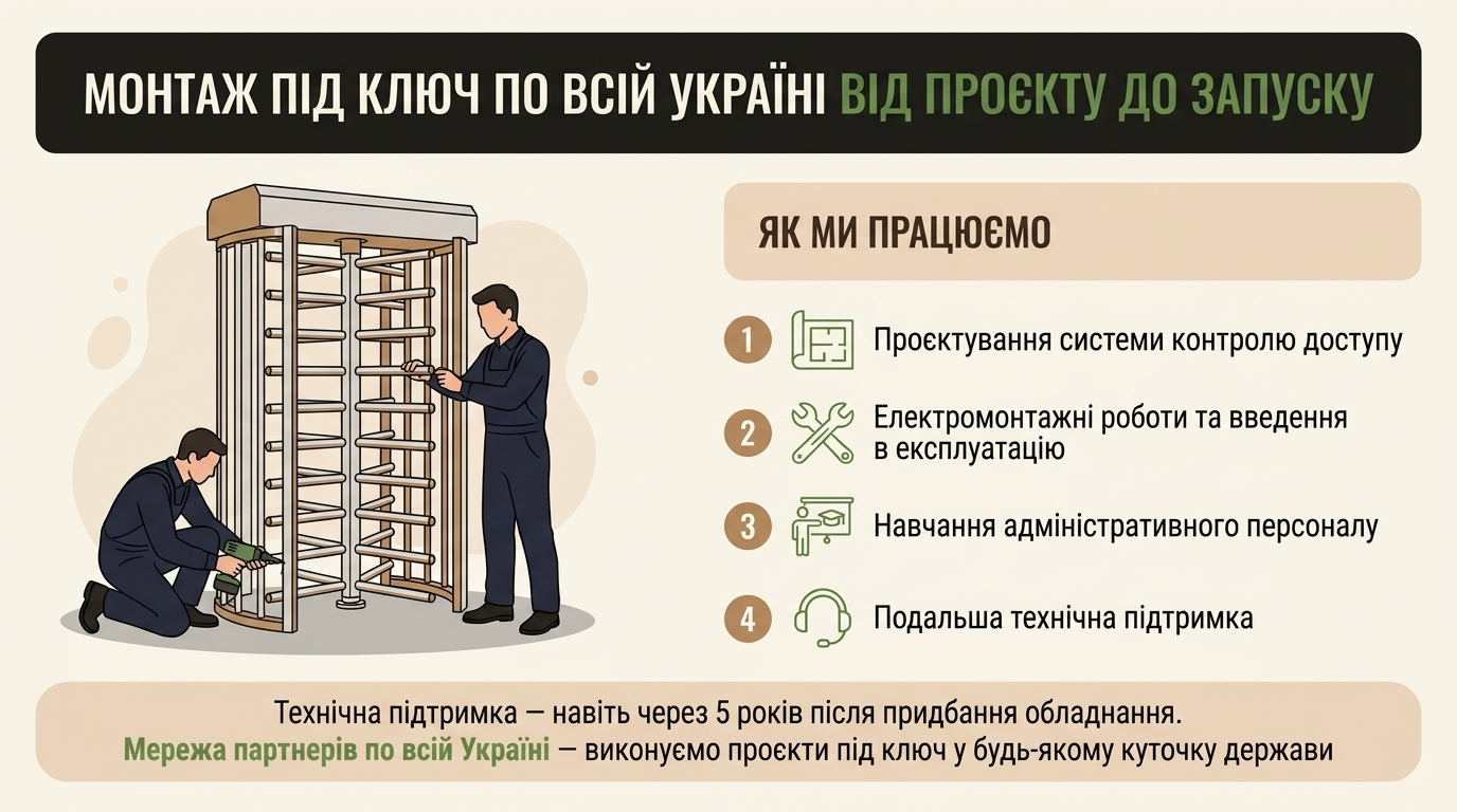 Монтаж під ключ по всій Україні — як ми працюємо