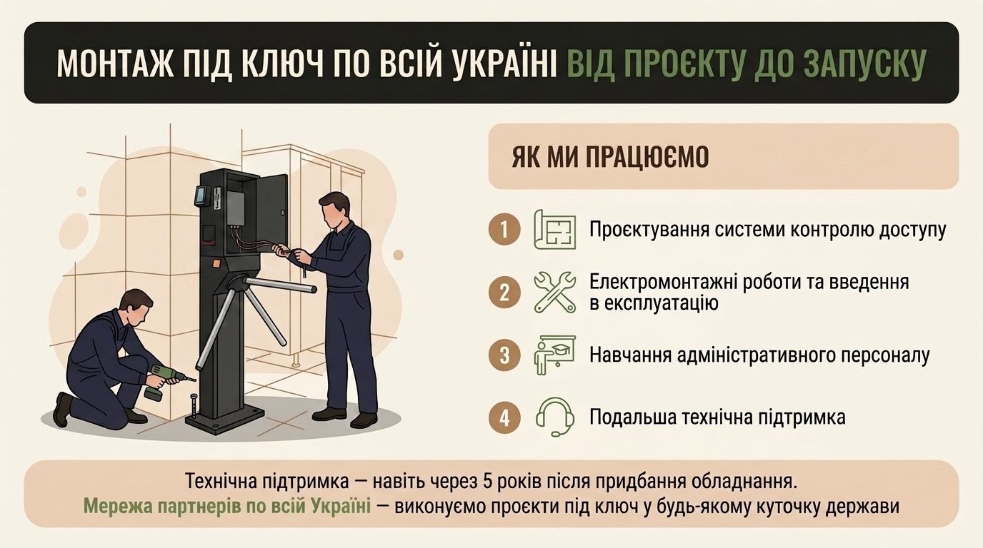 Монтаж під ключ по всій Україні — як ми працюємо