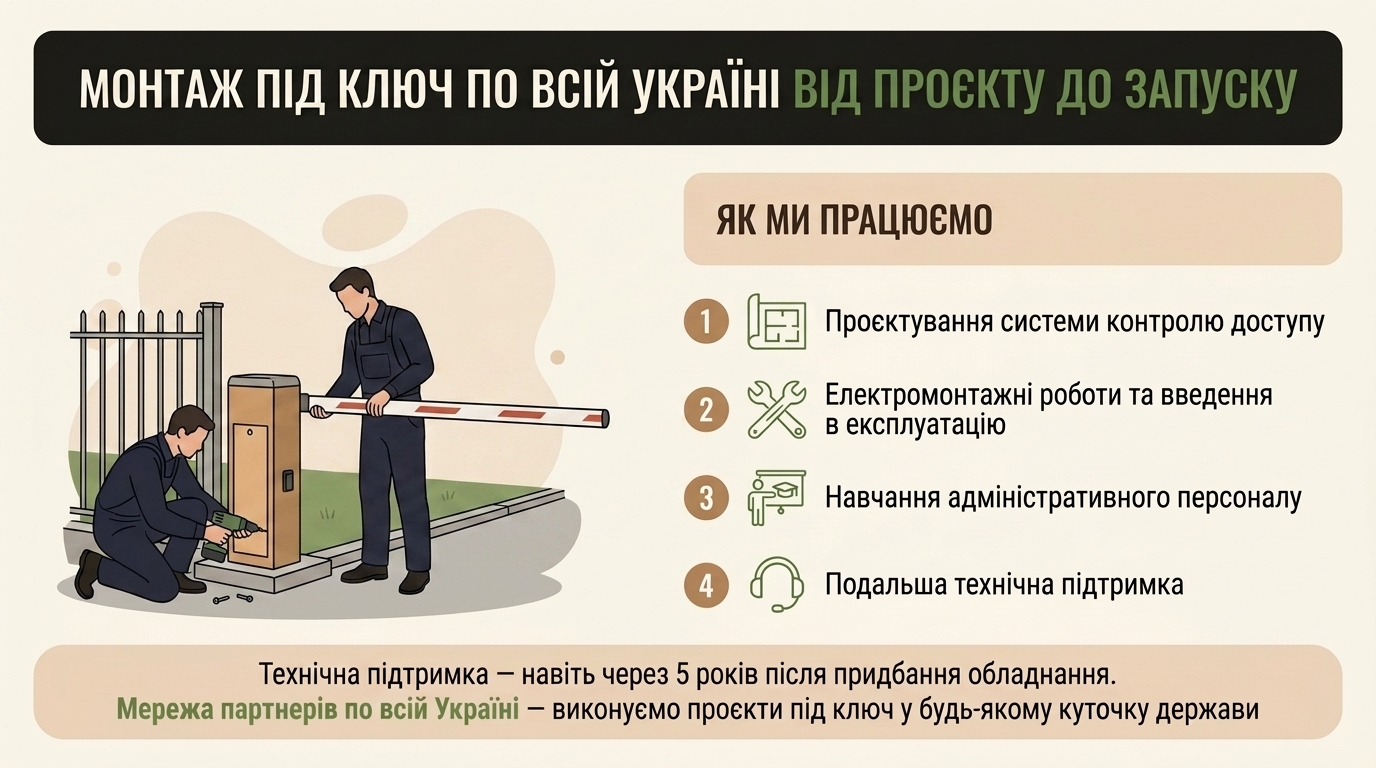 Монтаж під ключ по всій Україні — як ми працюємо